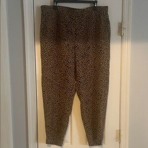 J Crew Leopard Print trousers